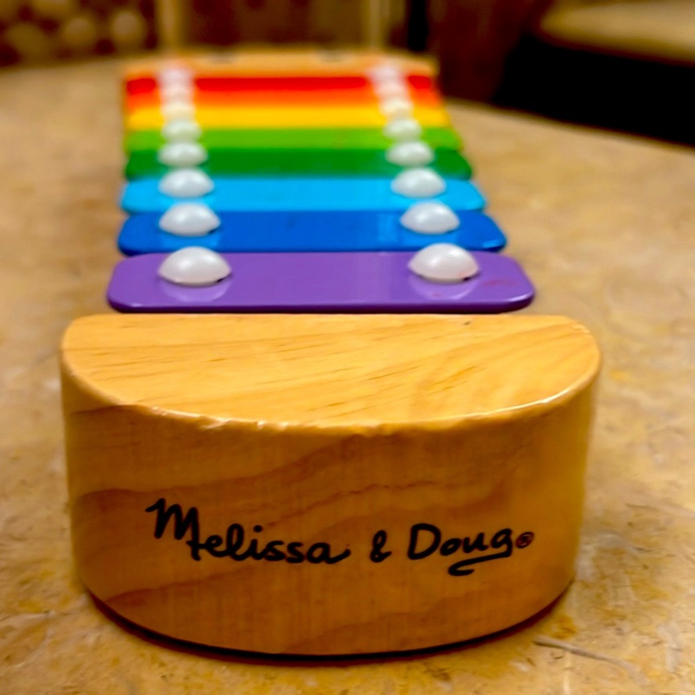 Melissa & Doug Wooden Caterpillar Xylophone